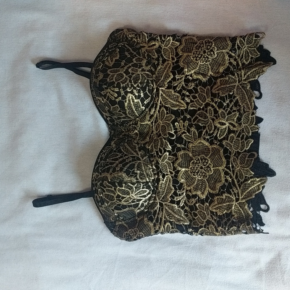 Black and Gold Top